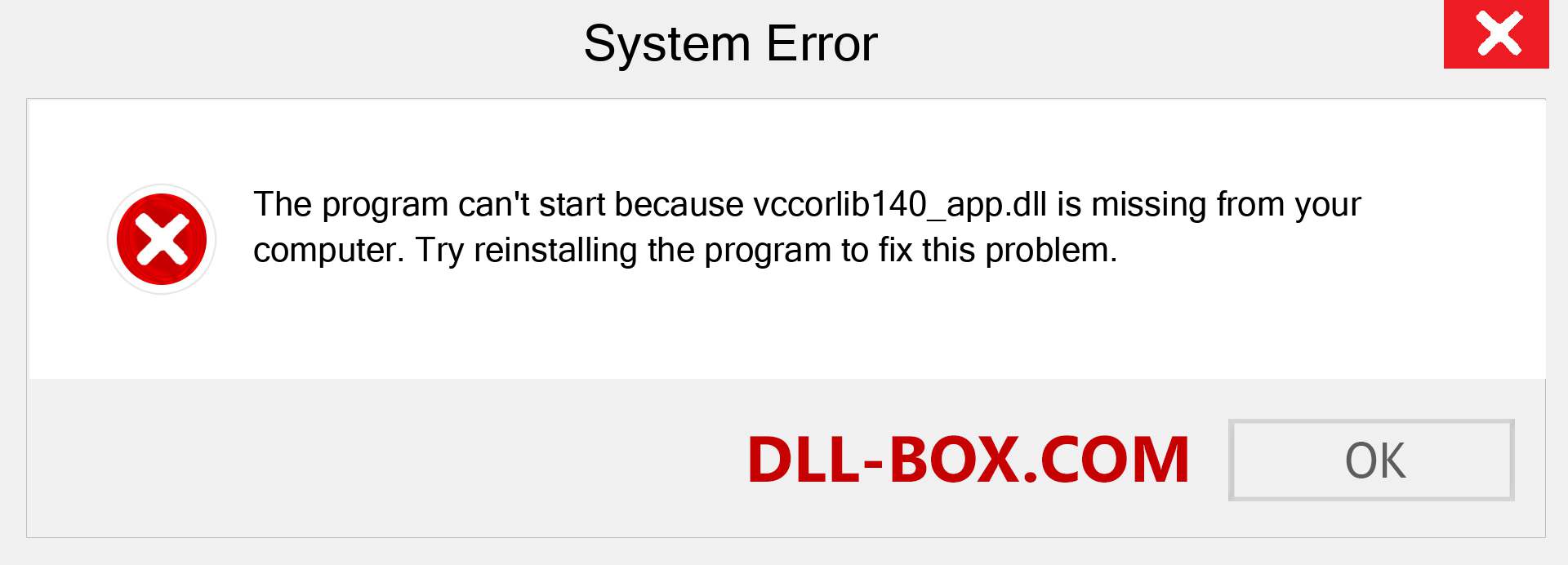  vccorlib140_app.dll file is missing?. Download for Windows 7, 8, 10 - Fix  vccorlib140_app dll Missing Error on Windows, photos, images